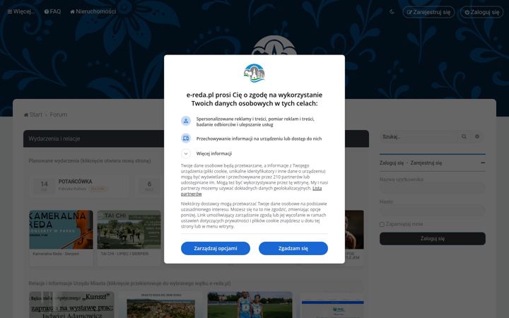 Kuvakaappaus sivustosta e-reda.pl