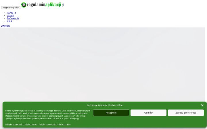 Kuvakaappaus sivustosta e-regulaminaplikacji.pl