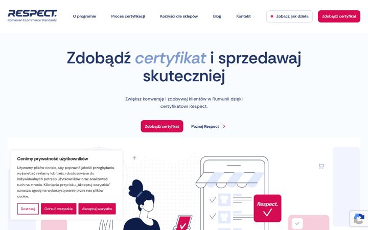 Screenshot of e-respect.com