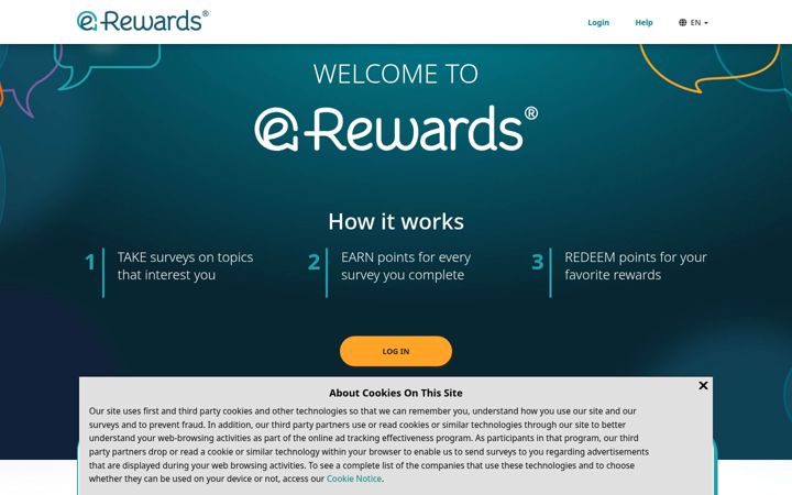 Екранна снимка на e-rewards.com