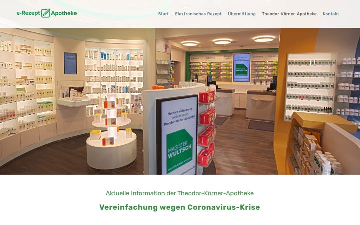 Skærmbillede af e-rezept-apotheke.at