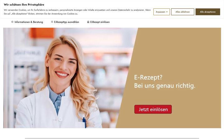 Snimka zaslona za e-rezept-app.de