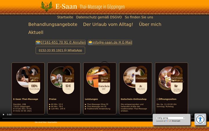 Screenshot of e-saan.de