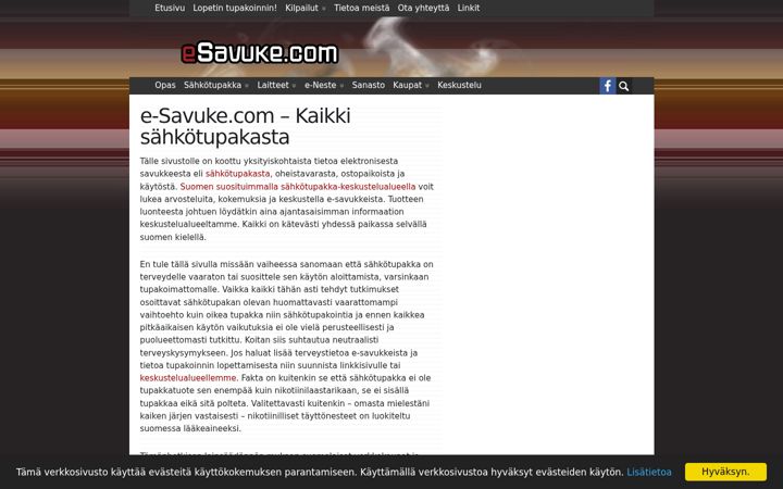 Screenshot of e-savuke.com