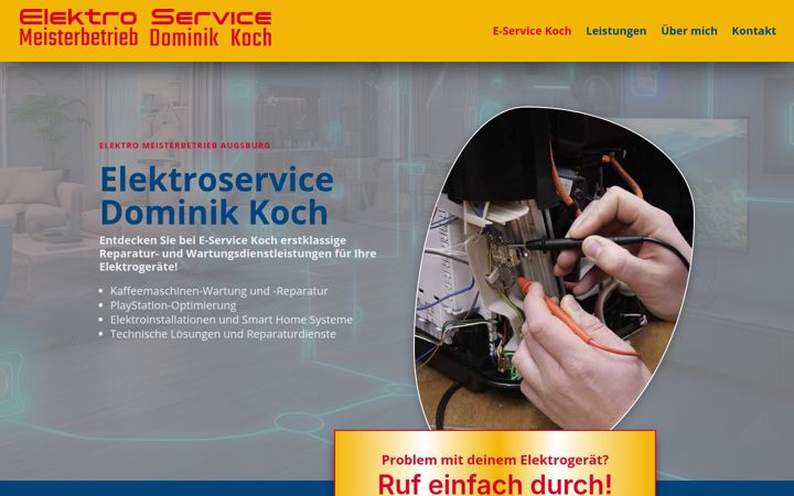 Screenshot of e-service-koch.de