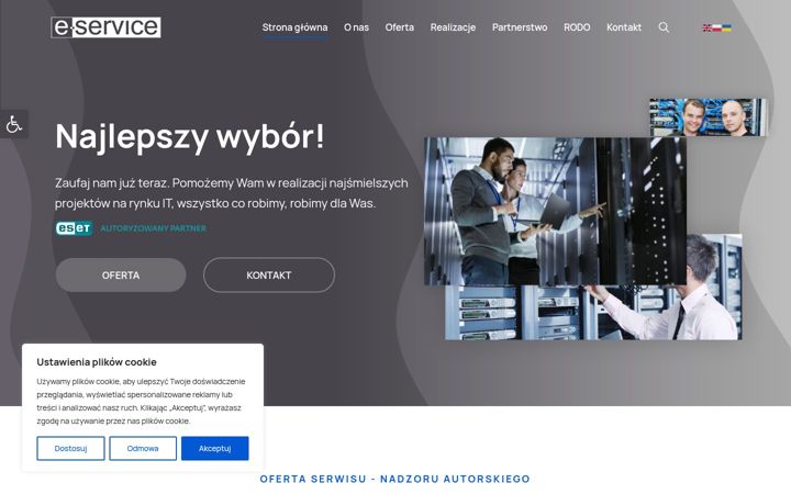 Posnetek zaslona e-service.net.pl