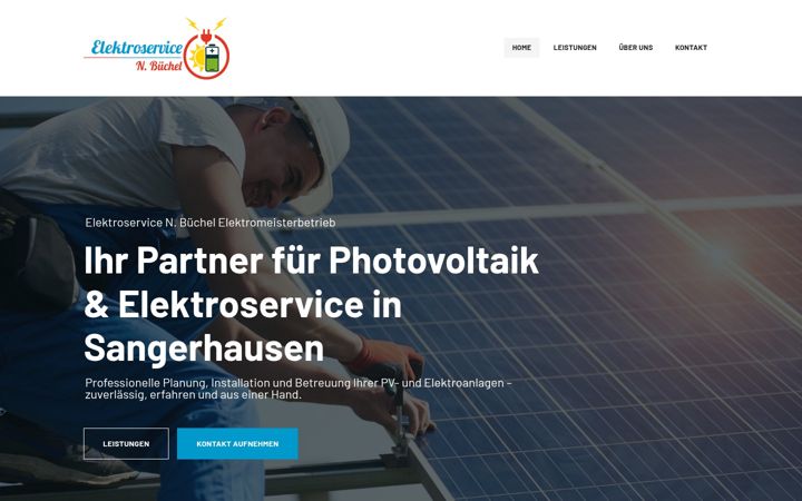 Captură de ecran a e-servicebuechel.de