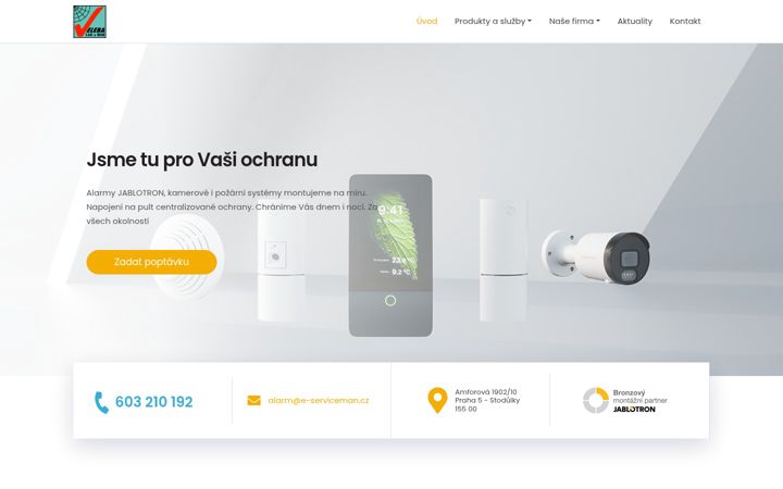 Screenshot van e-serviceman.cz