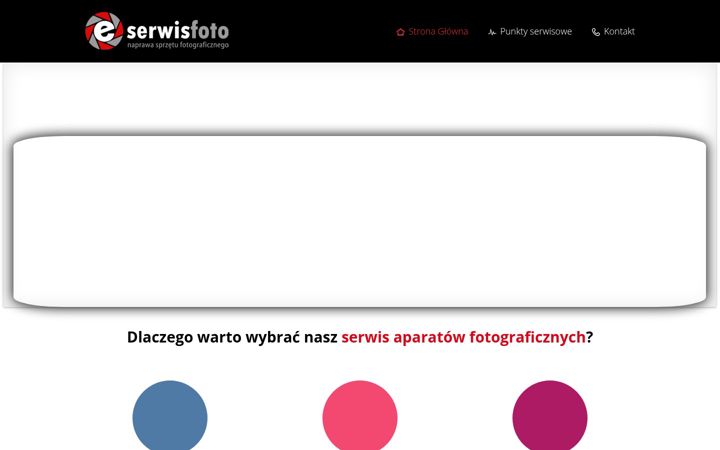 Posnetek zaslona e-serwisfoto.pl