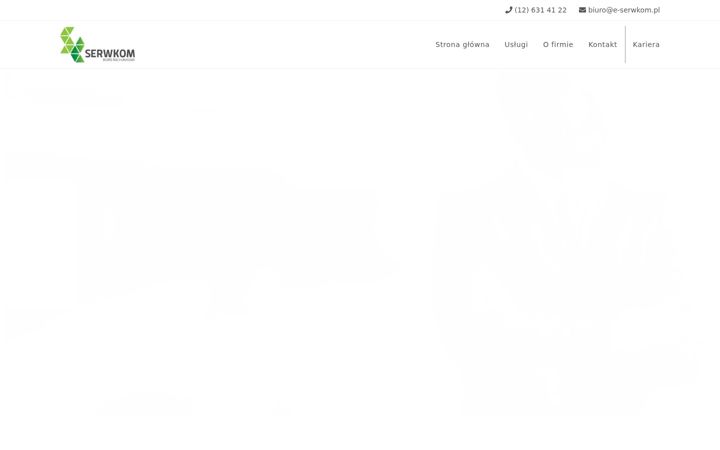 Posnetek zaslona e-serwkom.pl