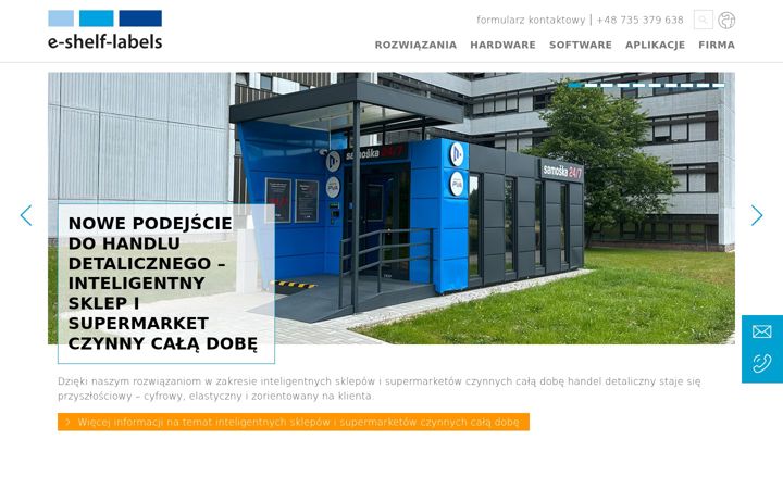 Posnetek zaslona e-shelf-labels.pl