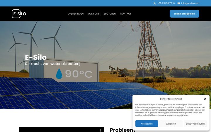 Screenshot di e-silo.nl