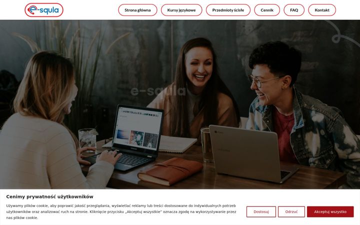 Posnetek zaslona e-squla.pl
