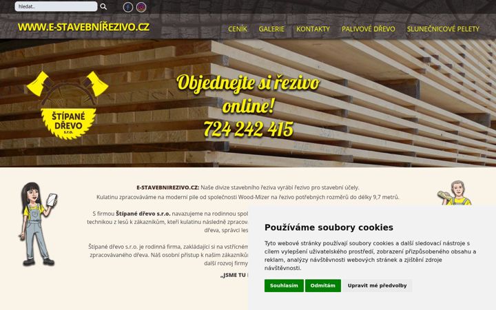 Screenshot van e-stavebnirezivo.cz