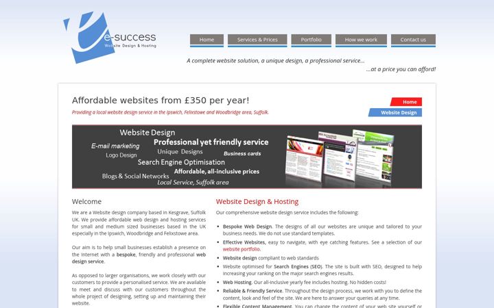Screenshot του e-success.co.uk