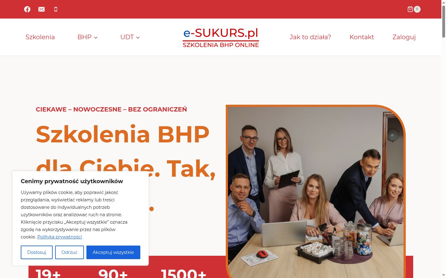Posnetek zaslona pasice za privolitev, prikazane pred kakršno koli interakcijo