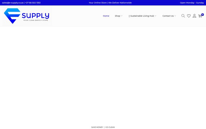 Ekrānuzņēmums no e-supply.co.za