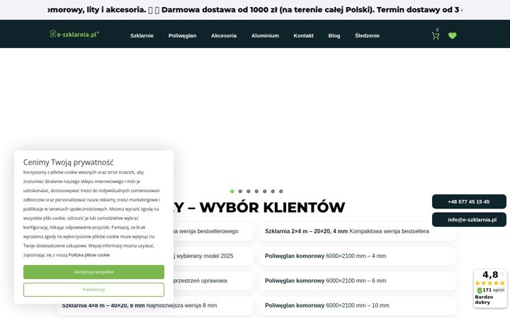 Posnetek zaslona e-szklarnia.pl