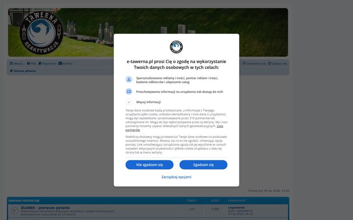 Posnetek zaslona e-tawerna.pl