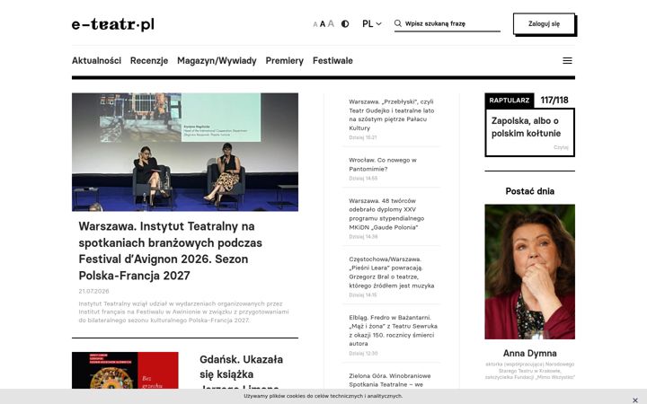 Skærmbillede af e-teatr.pl