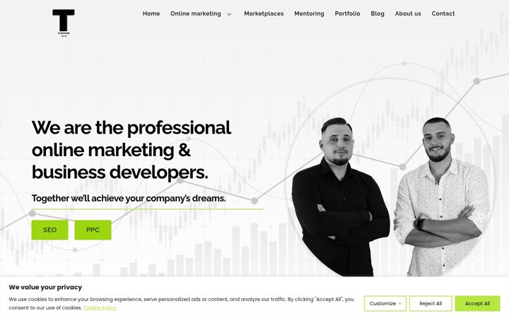 Screenshot of e-techium.com