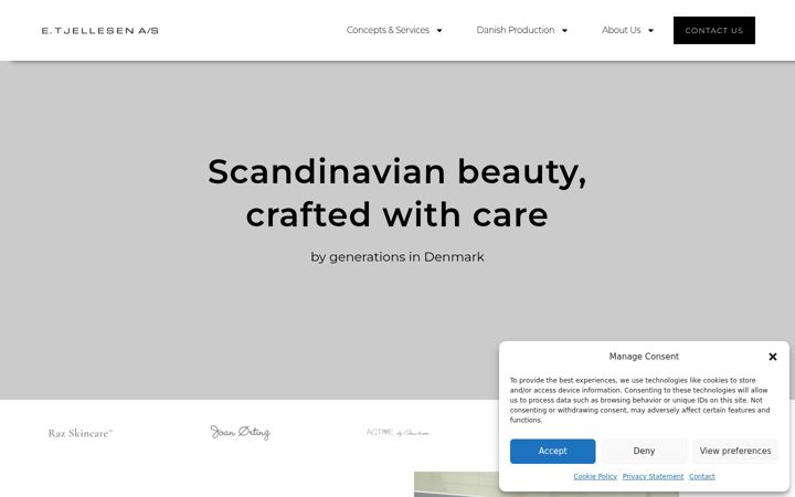 Ekraanipilt saidist e-tjellesen.dk