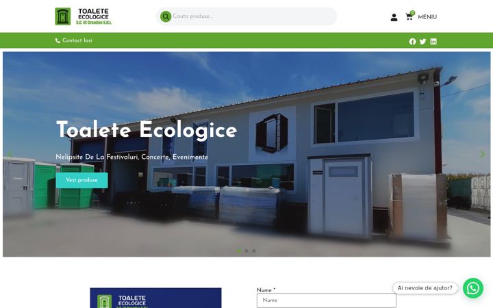 Screenshot of e-toalete.ro