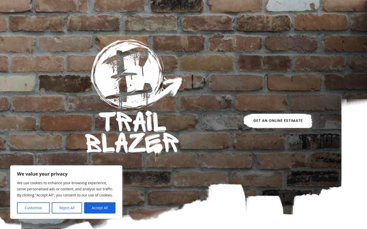 Screenshot of e-trailblazer.com