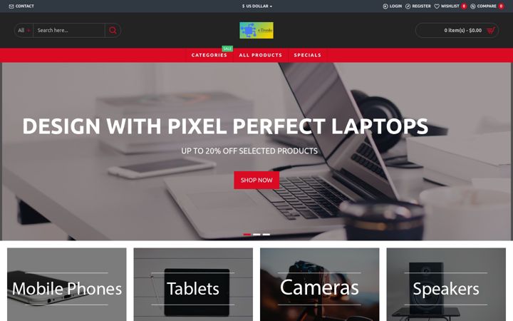 Screenshot of e-troniks.com