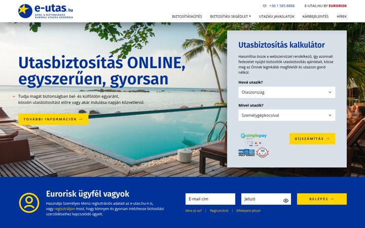 Ekraanipilt saidist e-utas.hu