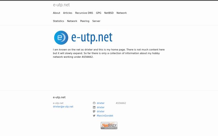 Screenshot of e-utp.net