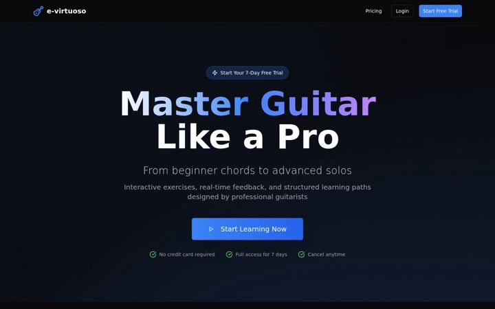Screenshot of e-virtuoso.com