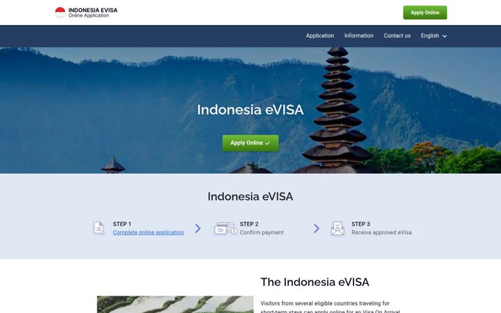 Screenshot of e-voaindonesia.com