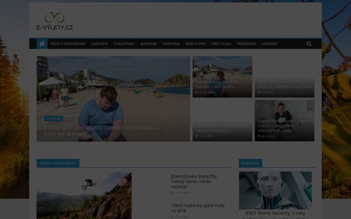 Screenshot van e-vylety.cz