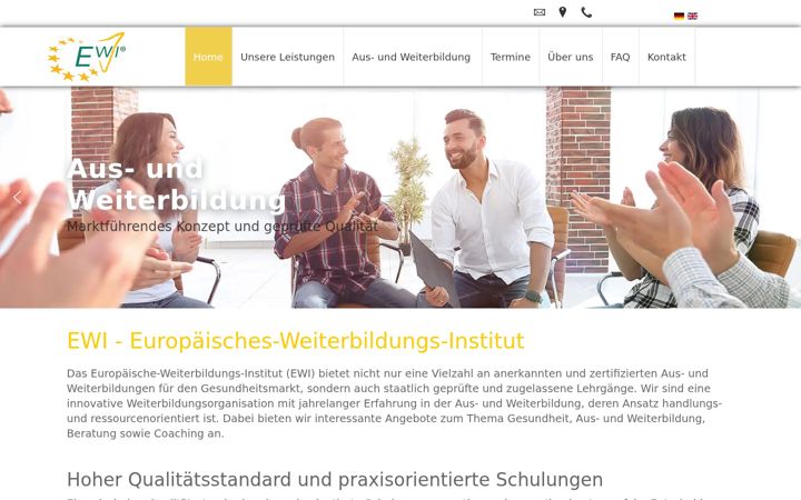 Screenshot of e-w-i.com