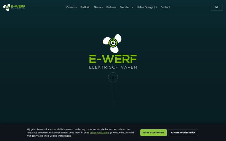 Screenshot di e-werf.nl