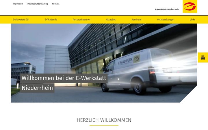 Snímek obrazovky e-werkstatt-niederrhein.de
