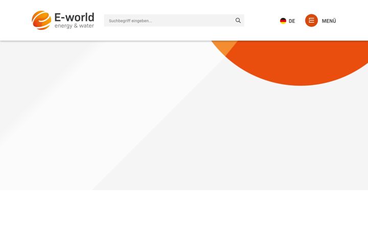 Captura de ecrã de e-world-essen.com