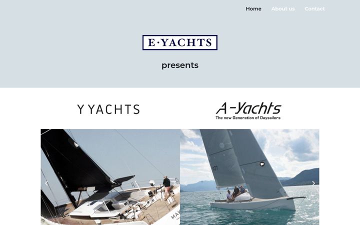 Captura de ecrã de e-yachts.no