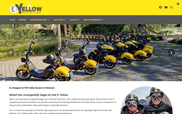 Screenshot di e-yellow.nl