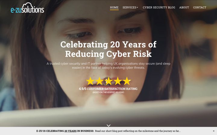 Screenshot του e-zu.co.uk