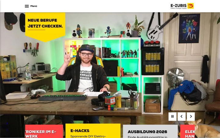 Screenshot of e-zubis.de