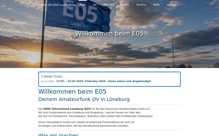 Screenshot of e05.de