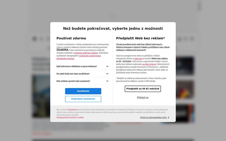 Snímek obrazovky e15.cz