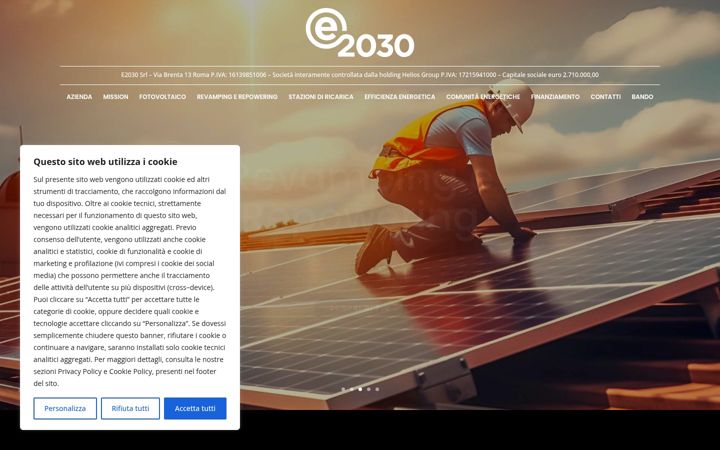 Skærmbillede af e2030.it