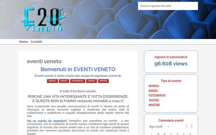Skærmbillede af e20veneto.it