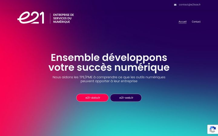 Screenshot of e21sas.fr