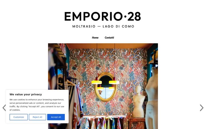 Screenshot of e28moltrasio.com