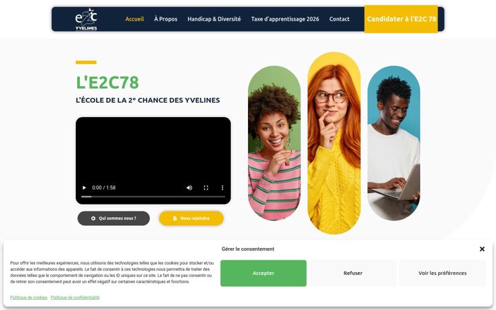 Screenshot of e2c78.fr
