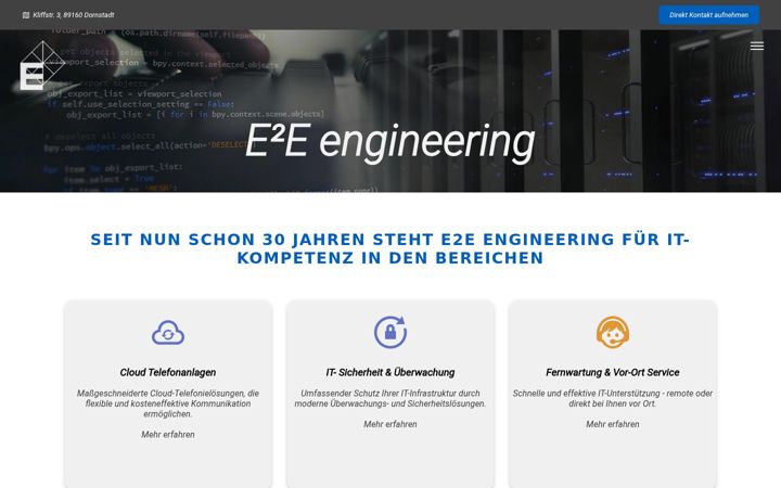 Screenshot of e2e-ingenieure.de